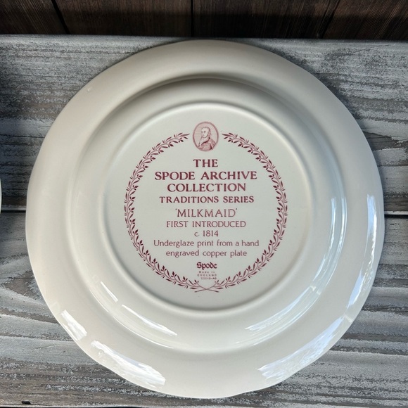 Set of 4 Vintage Spode 10 Inch Dinner Plates from the Archive Collection. - Picture 7 of 11